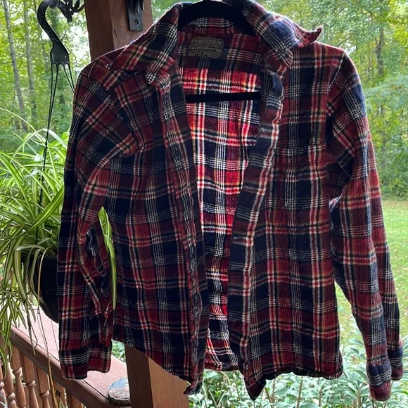 Vintage Pendleton wool flannel - Picture 1 of 4